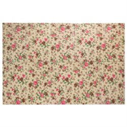 Детский складной коврик с изображением цветов, 200х140х1 см - фото 20325