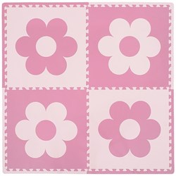 Коврик-пазл 24" Funkids "ФлауерМат-24-10", серия NT10, 60х60х1 см, розовый - фото 26025