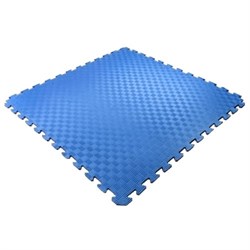 Покрытие для детских игровых зон 100х100х1,5см с кромками, синий - фото 475368