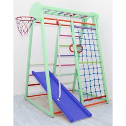 Детский спортивный комплекс Basket, цвет фисташка - фото 635429