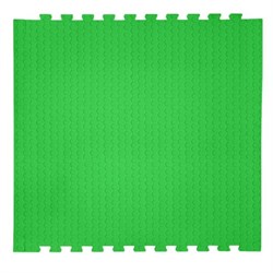 Коврик-пазл EcoCover (1 плита 100х100х1,4см, 1кв.м./уп) "Зеленый" - фото 707261