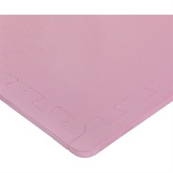 Коврик-пазл Экополимеры (4 плиты 60x60x0,9см, 1,44кв.м./уп) "Розовый" - фото 730279