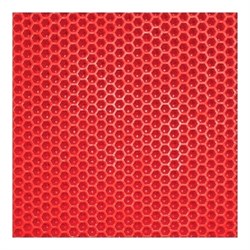 Листовой ЭВА для автоковриков "Соты", 1400х2550х10 мм, красный - фото 732529