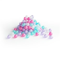 Romana Airball Набор шариков для сухого бассейна 150 шт (розовый/мятный/жемчужный/сиреневый) - фото 740062