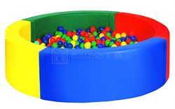 Сухой бассейн круглый (четырехцветный) (D.180х40х15) - фото 740095