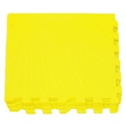 Коврик-пазл Экополимеры (9 плит 30x30x0,9см, 0,81кв.м./уп) "Желтый"