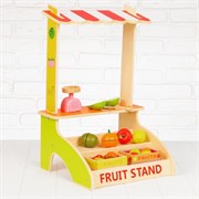 Игровой набор "Лоток с фруктами", деревянные фрукты в комплекте