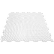 Твердое напольное покрытие для тренажерных залов, 37,5х37,5х0,6/0,8/1 см, белый