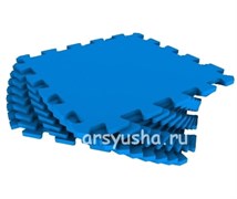 Коврик-пазл Экополимеры (9 плит 33x33x0,9см, ~1кв.м./уп) "Синий"