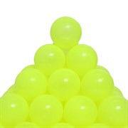 Набор шаров для бассейна 500 штук, цвет жёлтый, флуоресцентные
