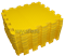 Коврик-пазл BABYPUZZ (9 плит 33x33x2см, ~1кв.м./уп) "Желтый" - фото 18005