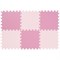 Коврик-пазл Funkids 12" без рисунка "Симпл-12-10", розовый, 6 плит, 30х30х1 см - серия NT10 - фото 24243