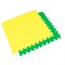Коврик-пазл BABYPUZZ (4 плиты 60x60x0,9см, 1,44кв.м./уп) "Зелено-желтый" - фото 507697