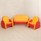 Комплект мягкой мебели "Агата", красно-жёлтый - фото 620002