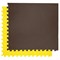 Коврик-пазл Экополимеры (4 плиты 60x60x0,9см, 1,44кв.м./уп) "Желто-коричневый" - фото 631303