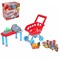 Игровой набор "Супермаркет" с кассой, тележкой, корзинкой с продуктами и аксессуарами - фото 631776