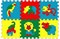 Игровой коврик ФЛЕКСИКА "Африка" 6 деталей - фото 683323