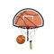 Баскетбольный щит с кольцом для батута Eclipse Space WF - фото 735442