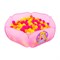 Шарики для сухого бассейна с рисунком «Флуоресцентные», диаметр 7,5 см, набор 30 штук, цвет оранжевый, розовый, лимонный - фото 741166